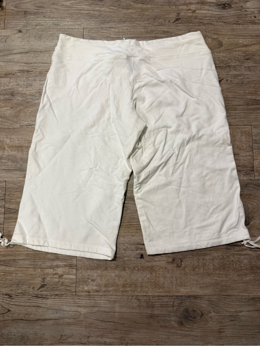 Rue21 White Terry Drawstring Capris Vintage Y2K - Picture 7 of 7